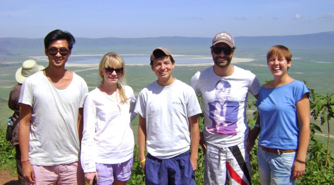 A group on a Gap Adventure in Tanzania A group on a Gap Adventure in Tanzania